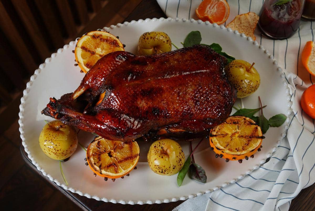 ilustrasi bebek bakar madu