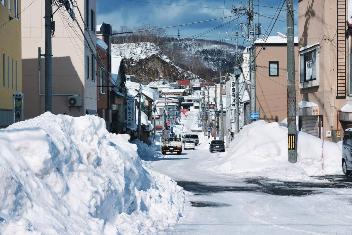 ilustrasi Otaru, Hokkaido, Jepang