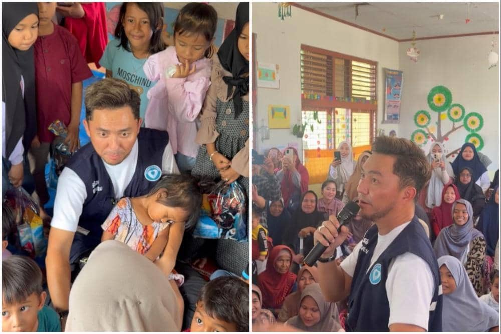 Ananda Omesh jadi sukarelawan untuk membantu korban banjir di Sumbar.