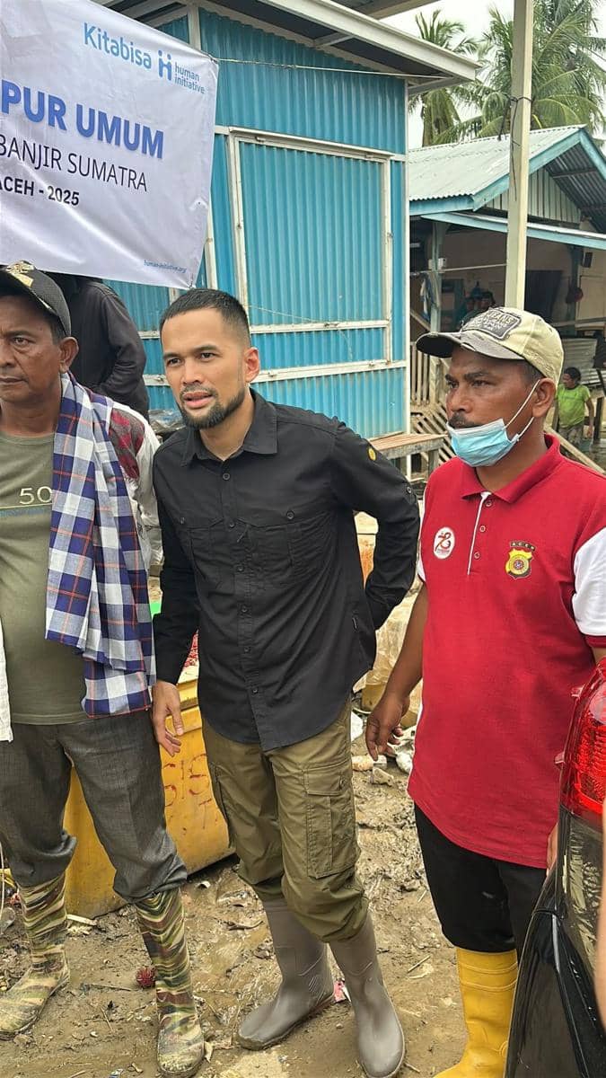 Teuku Wisnu salurkan bantuan bencana ke tiga desa di Aceh.