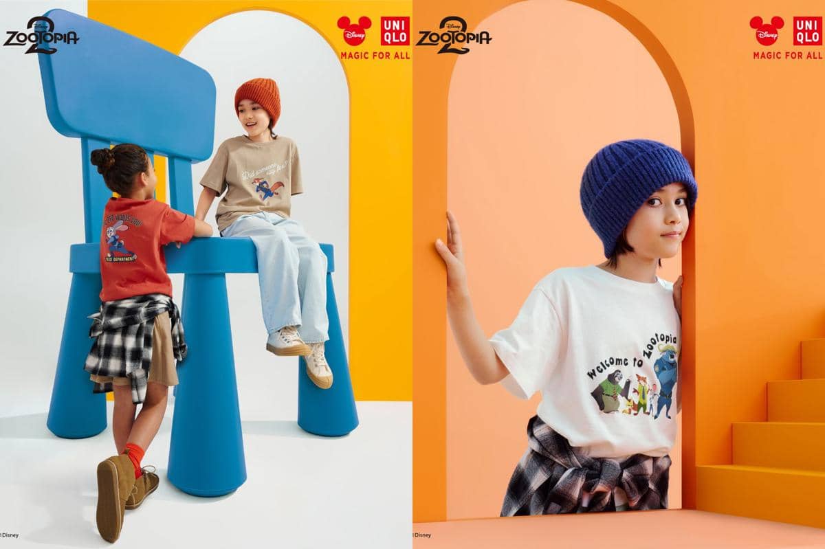 Koleksi UT (UNIQLO T-shirt) spesial terinspirasi dari film Zootopia karya Walt Disney
