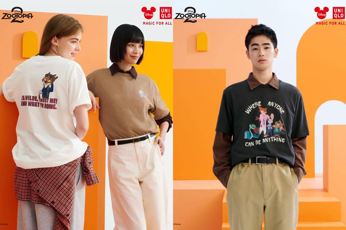 Koleksi UT (UNIQLO T-shirt) spesial terinspirasi dari film Zootopia karya Walt Disney
