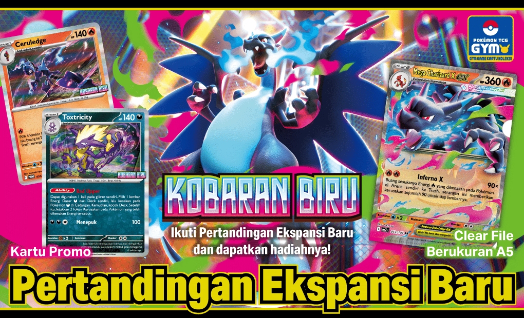8. Pertandingan Ekspansi Baru Pokémon Game Kartu Koleksi Evolusi Mega “Kobaran Biru”.png