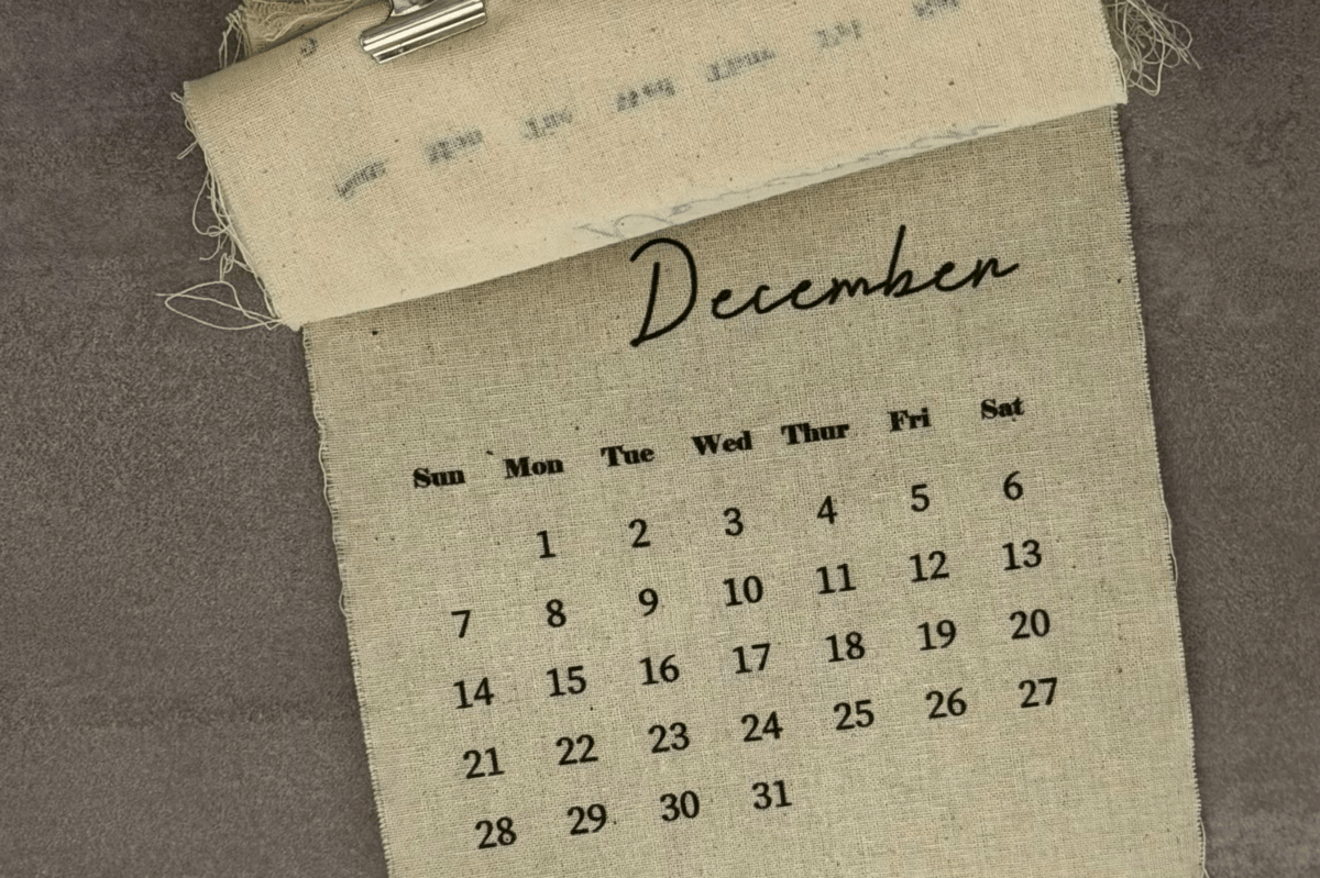 Kalender bulan Desember