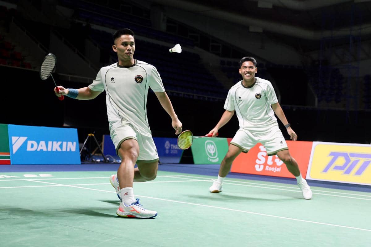 Tim bulu tangkis Indonesia menjalani latihan perdana jelang SEA Games 2025
