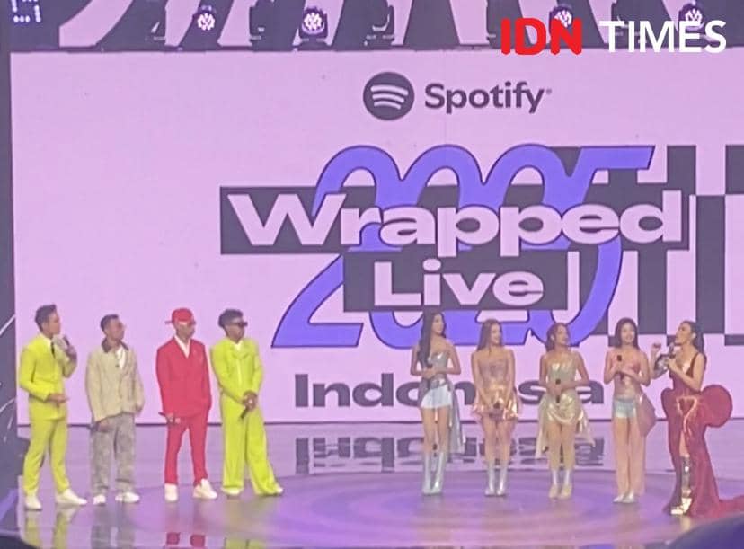 potret Spotify Wrapped Live Indonesia 2025 