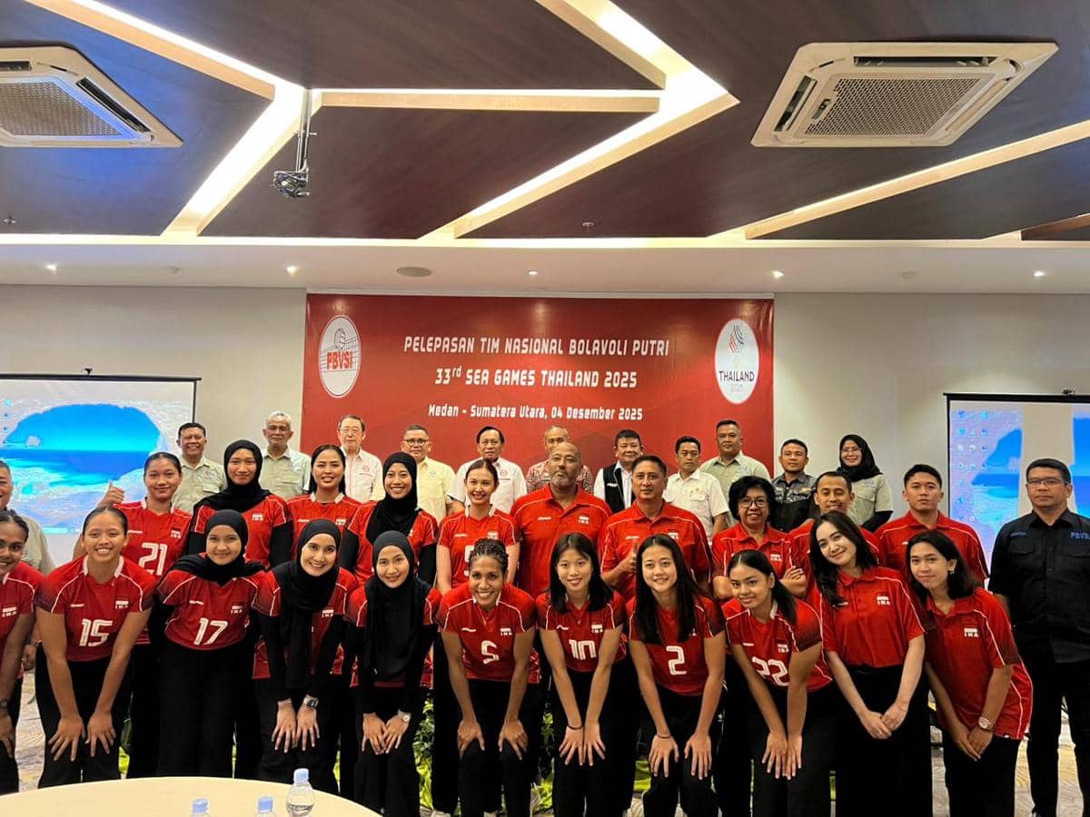 Skuat voli Indonesia di SEA Games 2025 menyudahi latihan intensif di Sumut (dok.untuk IDN Times)