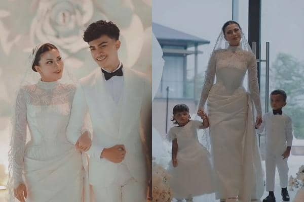 pernikahan Hanum Mega dan Rafly (instagram.com/real.hanummegaa)