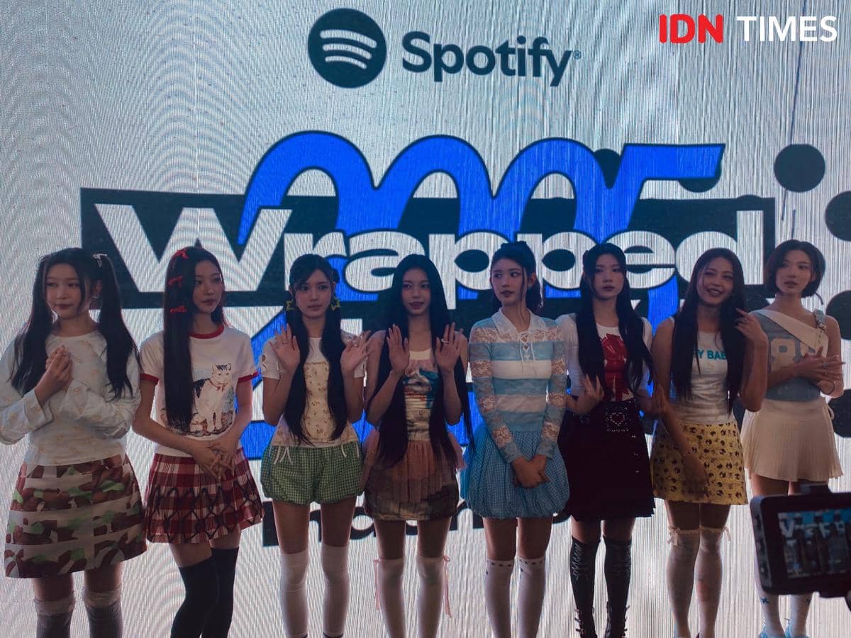 potret artis di Black Carpet Spotify Wrapped Live Indonesia 2025