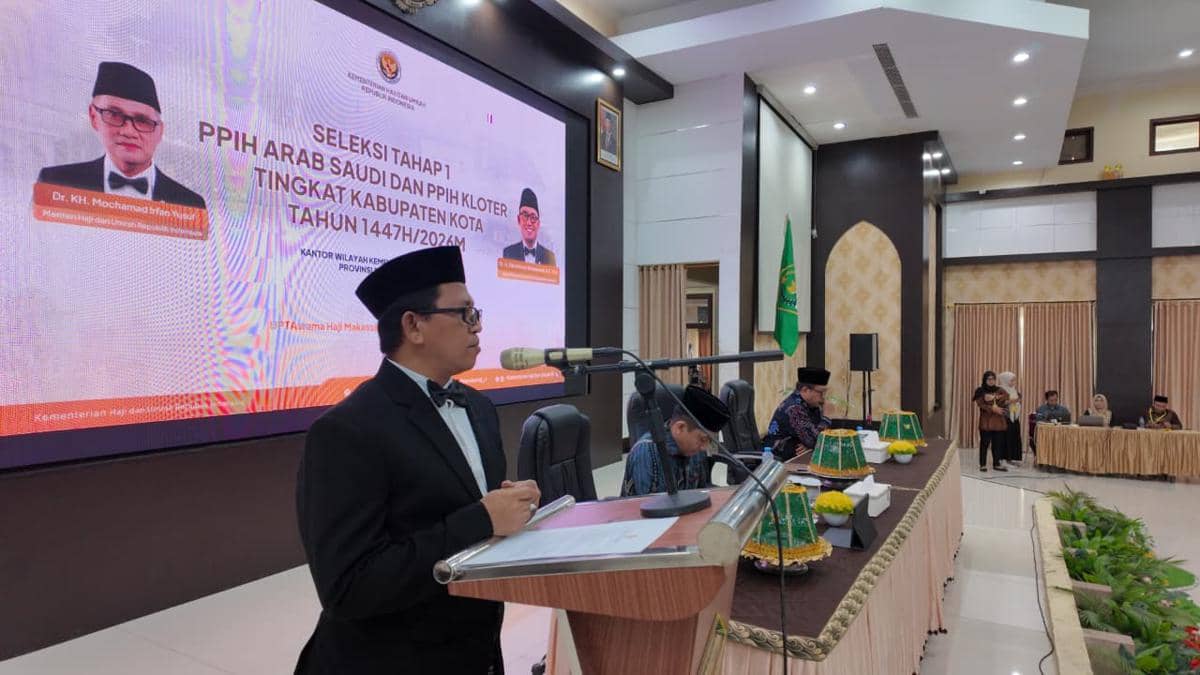 Kepala Kantor Wilayah Kementerian Haji Sulawesi Selatan Ikbal Ismail. (Dok. Kemenag Sulsel)