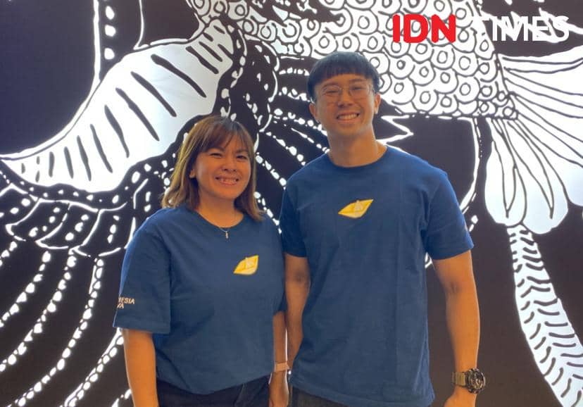 Eunike Elisaveta dan Chriskevin Adefrid, produser musikal Perahu Kertas