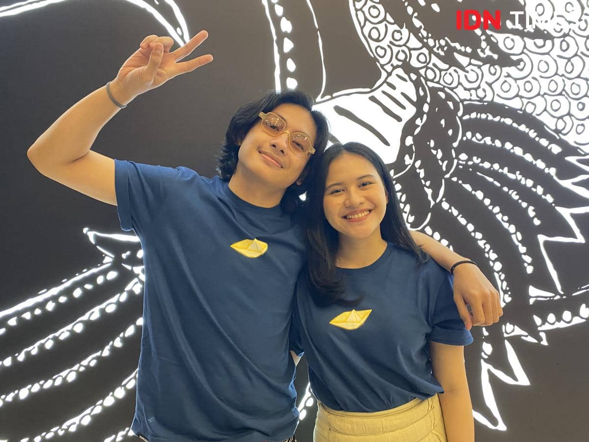 potret Dewara Zaqqy dan Alya Syahrani di kantor IDN, Jakarta, Rabu (2/12/2025)
