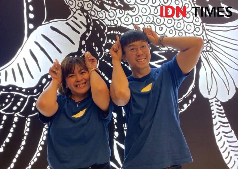 Eunike Elisaveta dan Chriskevin Adefrid, produser musikal Perahu Kertas