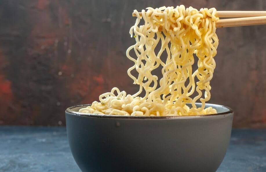 potret hidangan mi instan