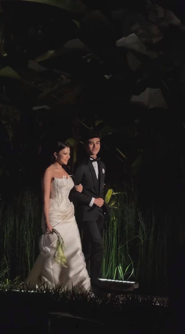 potret resepsi pernikahan Hanum Mega dan Rafly (instagram.com/yusril.hz)