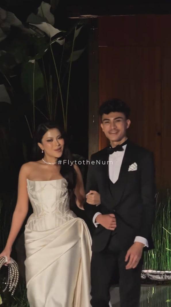 potret resepsi pernikahan Hanum Mega dan Rafly (instagram.com/yusril.hz)