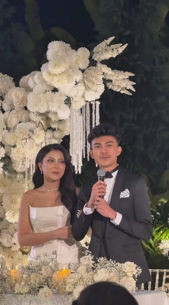 potret resepsi pernikahan Hanum Mega dan Rafly (instagram.com/yusril.hz)