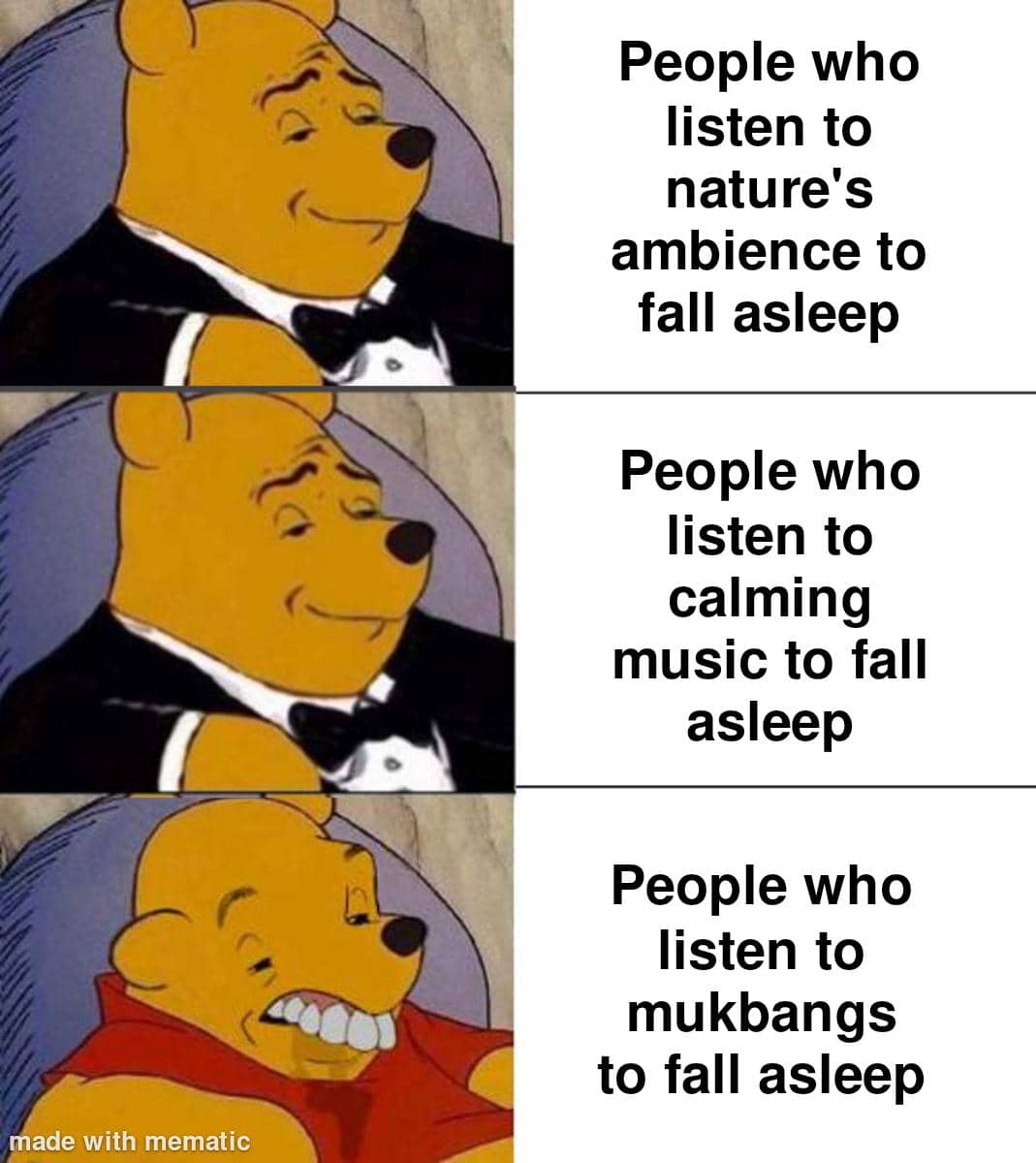 meme kartun tentang dengar lagu