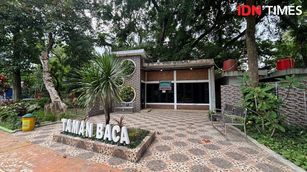 Taman Baca di Taman Beringin Medan (Mangara Wahyudi)