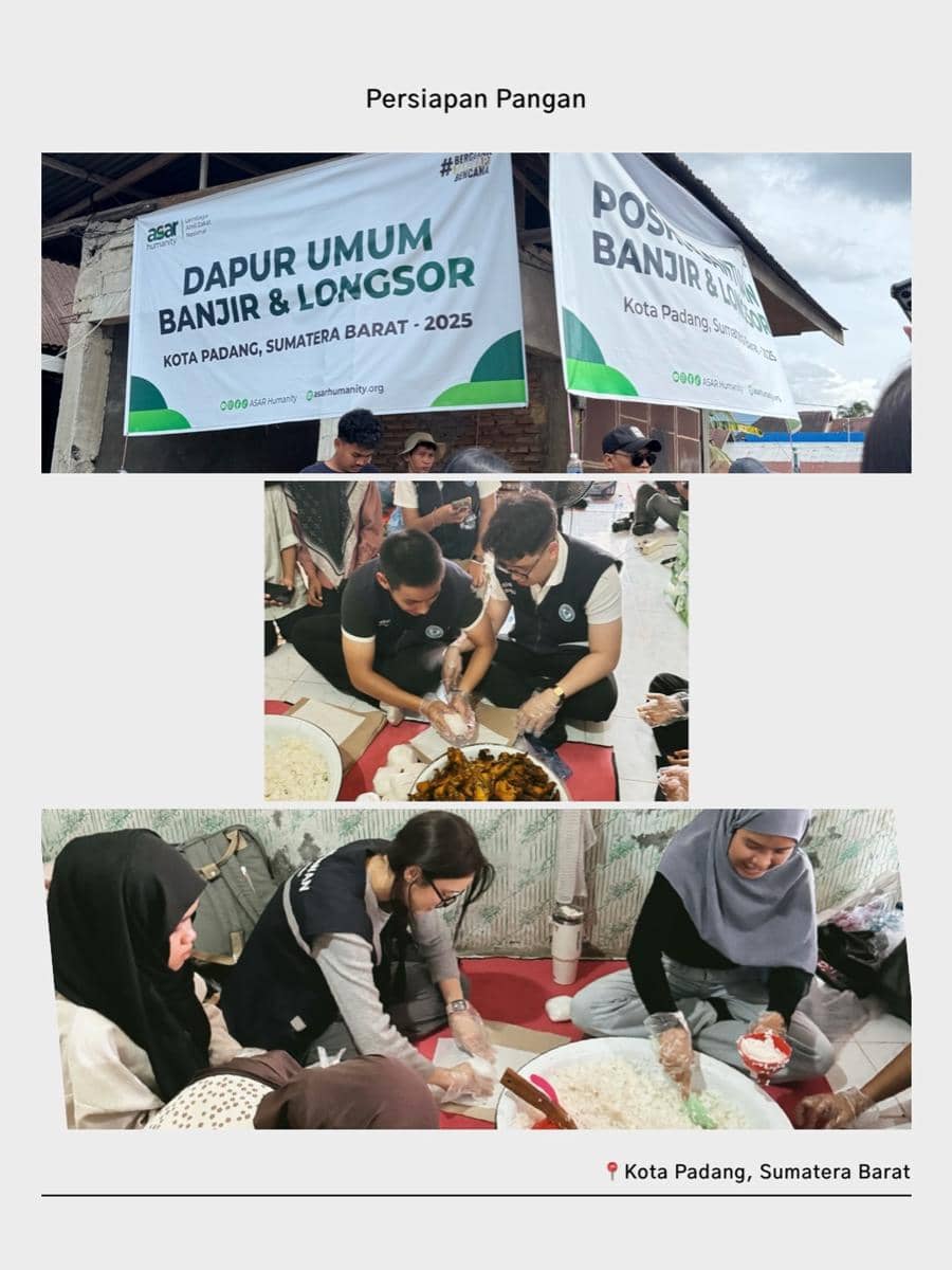 Yasmin Napper jadi relawan bencana di Padang