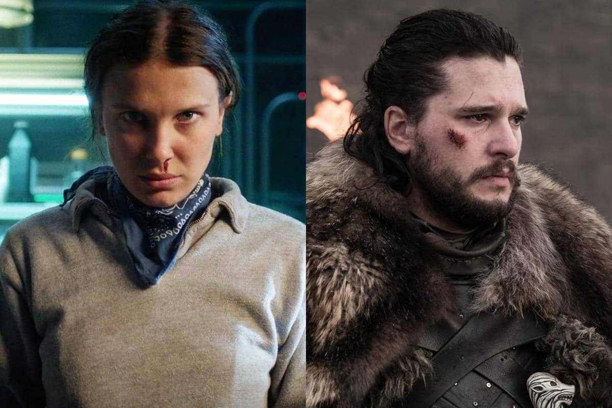 Still cut Stranger Things dan Game of Thrones