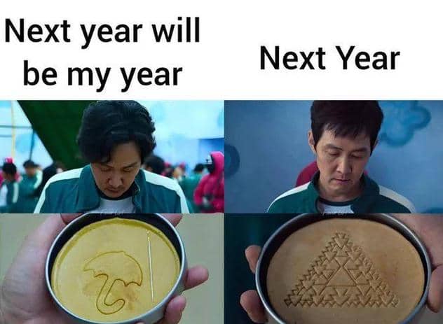 Meme kesulitan yang harus dihadapi meski akan berganti tahun