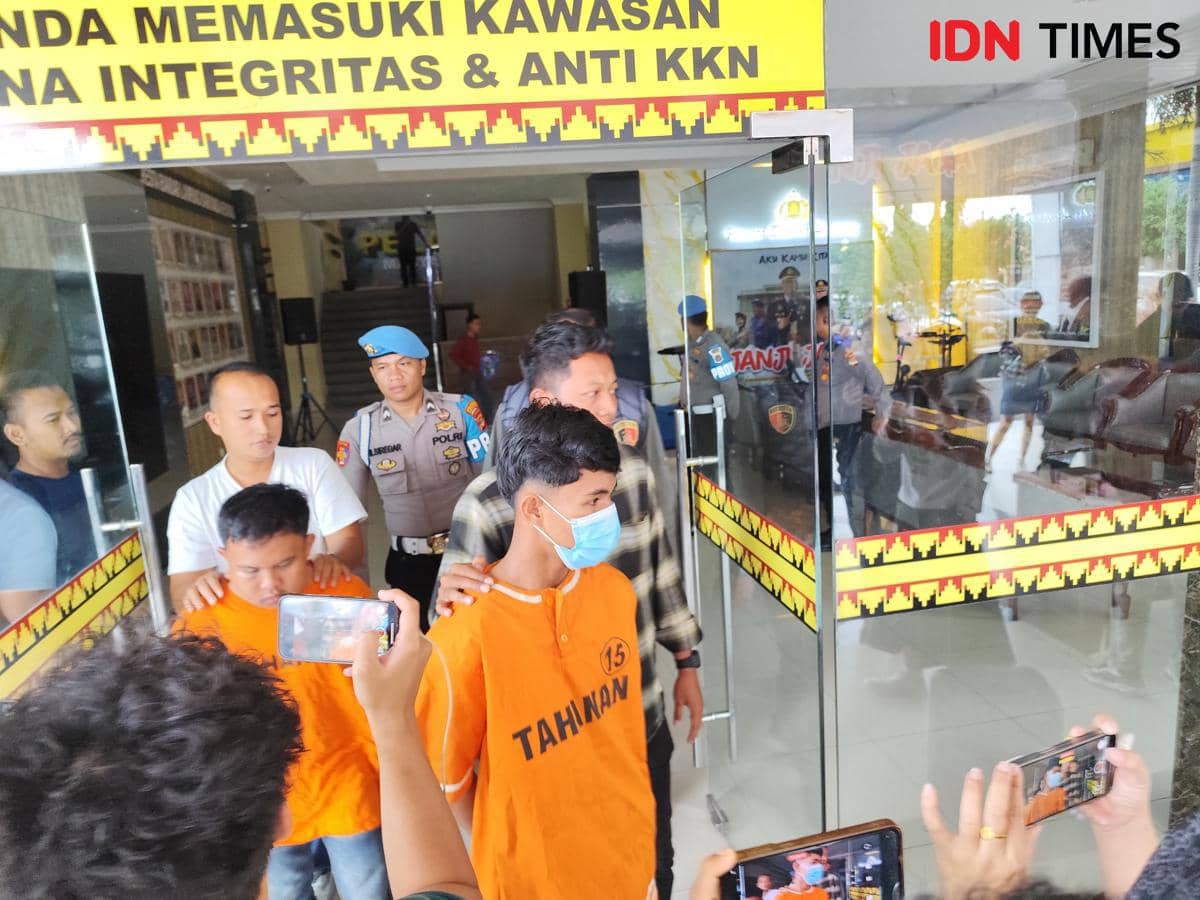 penangkapan pelaku pencurian sepeda motor di 30 TKP oleh Polresta Bandar Lampung.