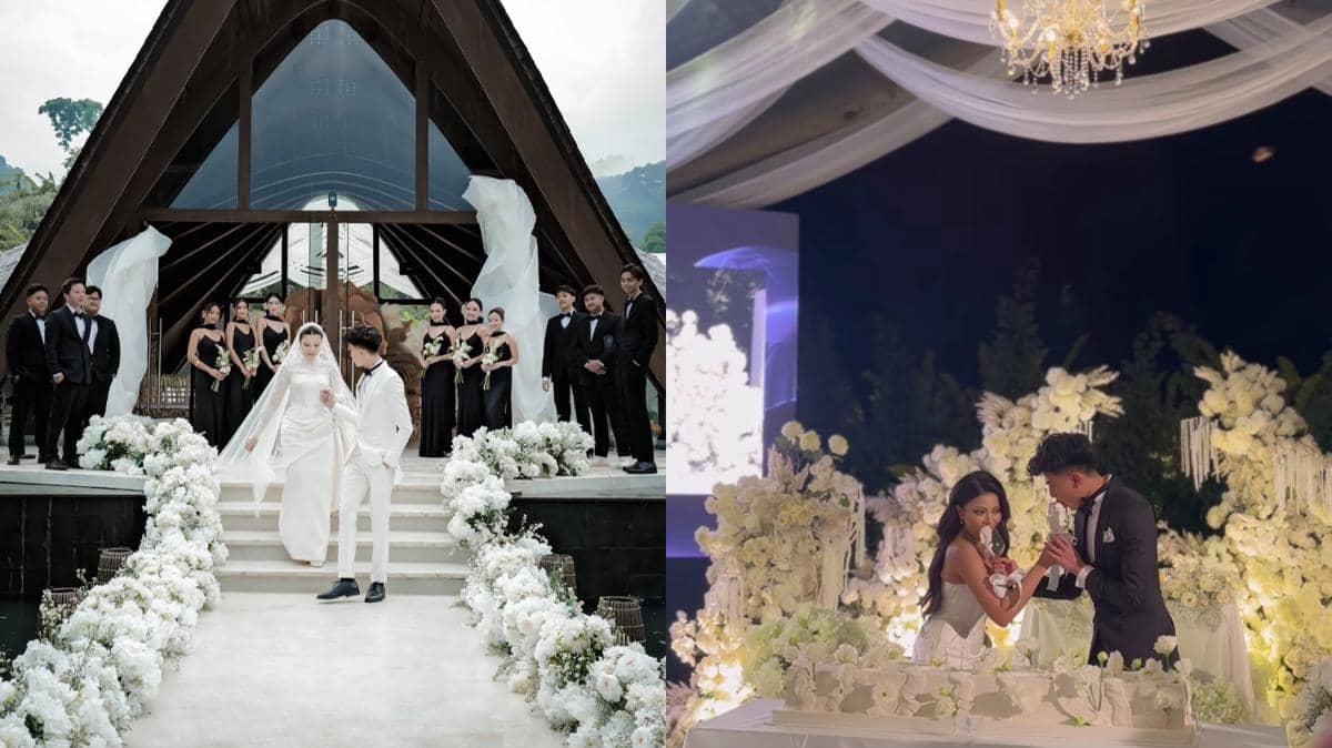 Dekorasi pernikahan Hanum Mega