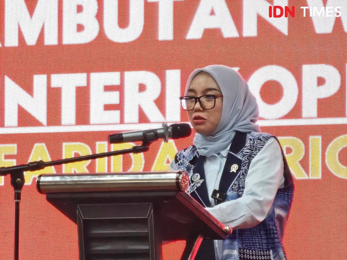 Wakil Menteri Koperasi, Farida Farichah di Tangerang