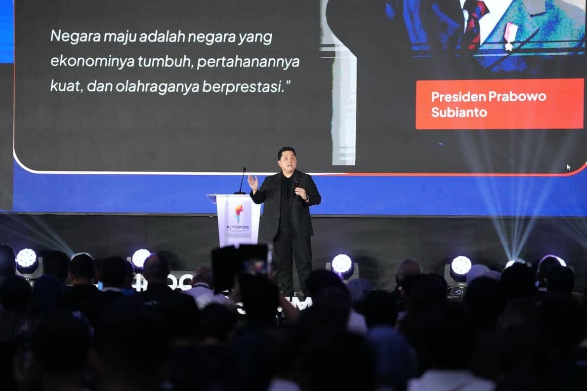 Menpora Erick Thohir di acara ISS 2025