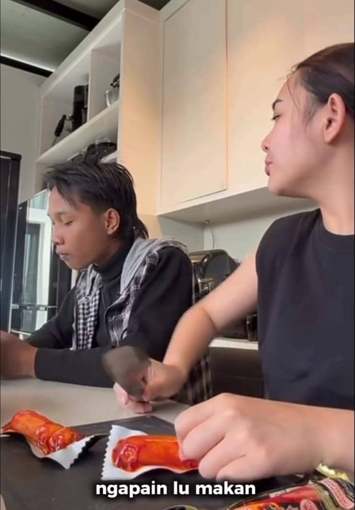 Amanda Manopo dan Fajar memasak