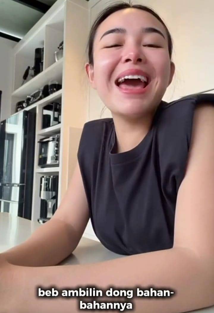 Amanda Manopo dan Fajar memasak