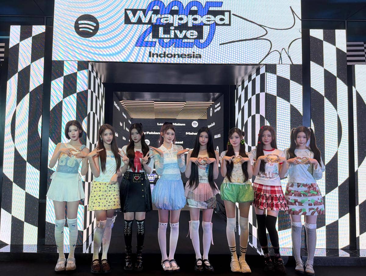 Hearts2Hearts di Spotify Wrapped Live Indonesia 2025