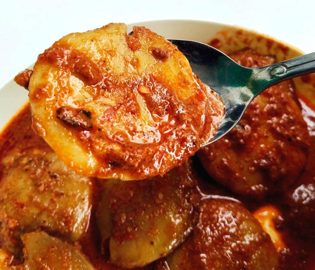 ilustasi masakan jengkol