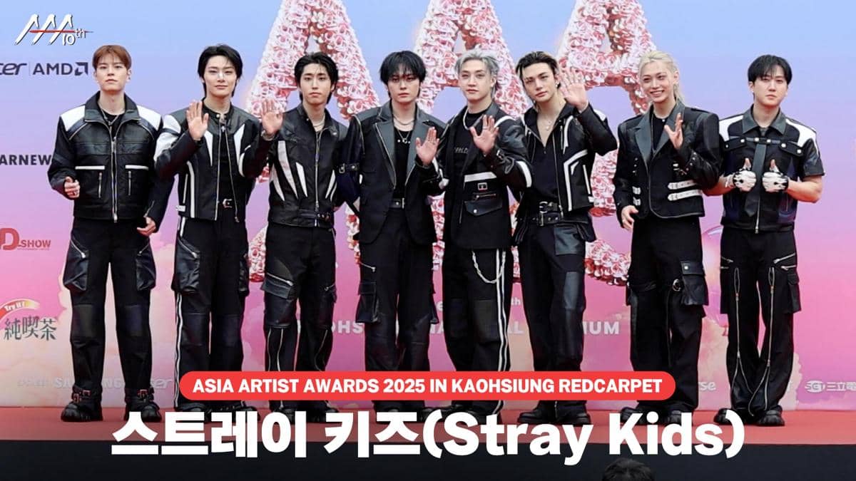 Stray Kids di acara red carpet AAA 2025