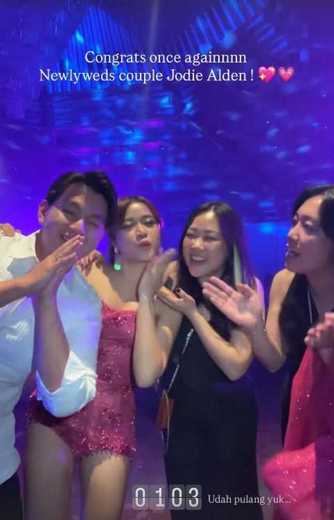 After Party Brisia Jodie dan Jonathan Alden (instagram.com/brisiajodie96)