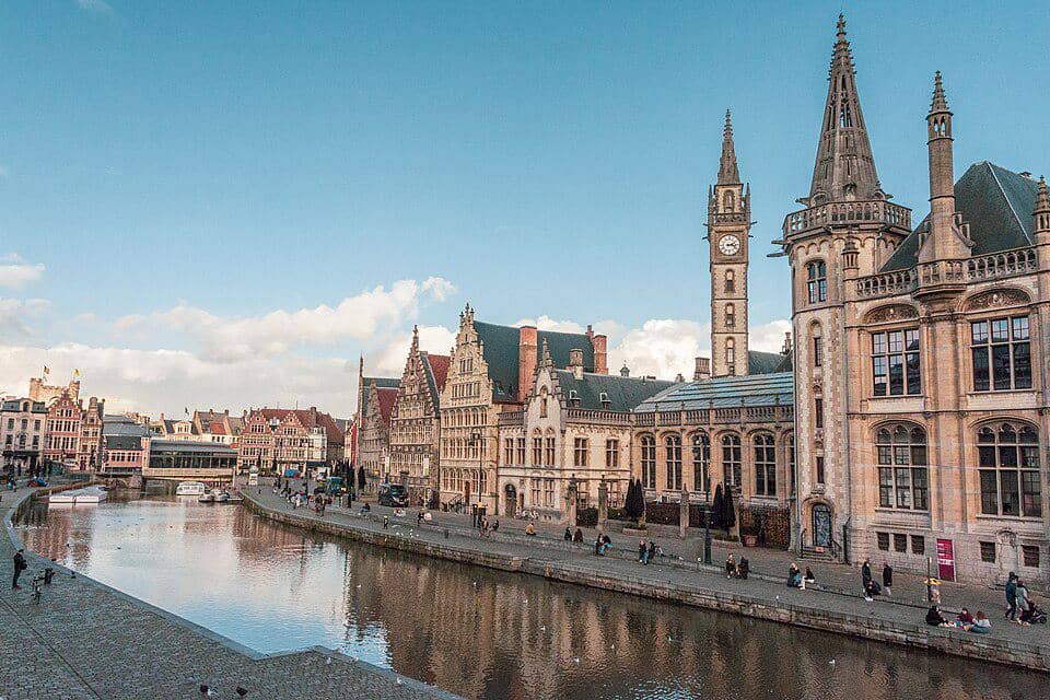 Kota Ghent di Belgia