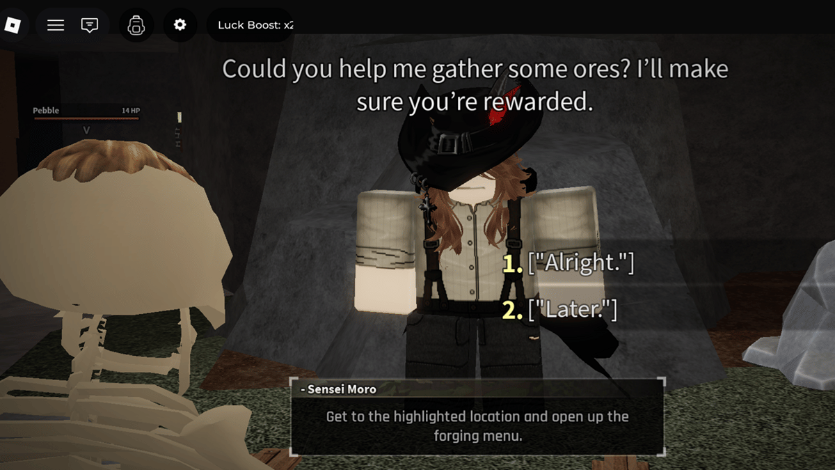 salah satu misi di awal game