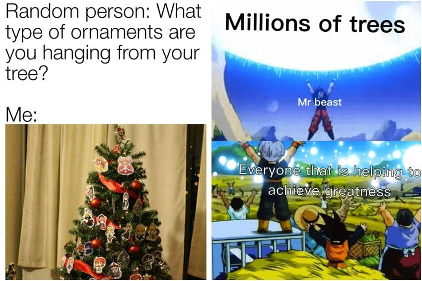 kolase merme anime tentang pohon