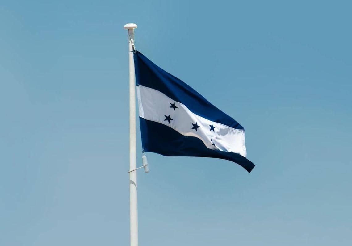 ilustrasi bendera Honduras
