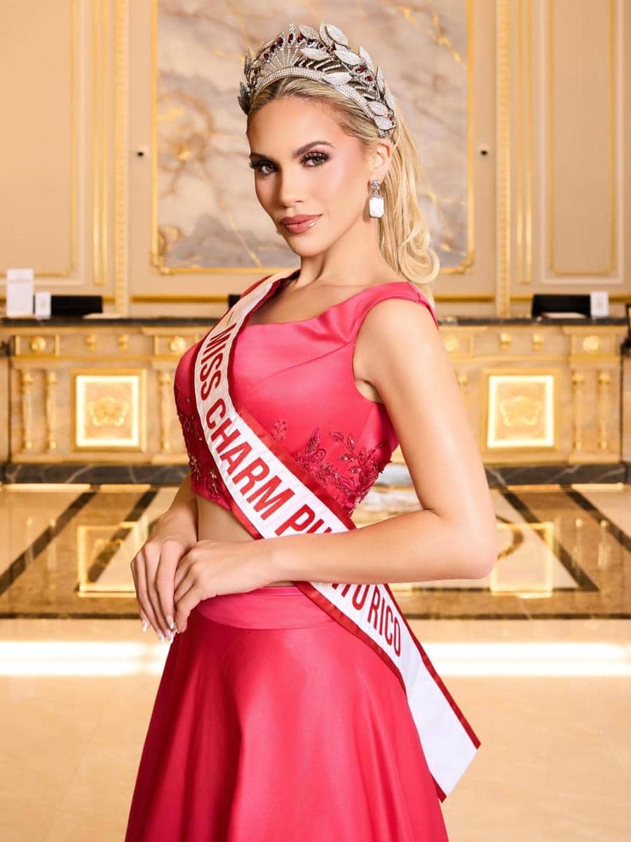potret Nicole Hernandez, Miss Charm Puerto Riko 2025