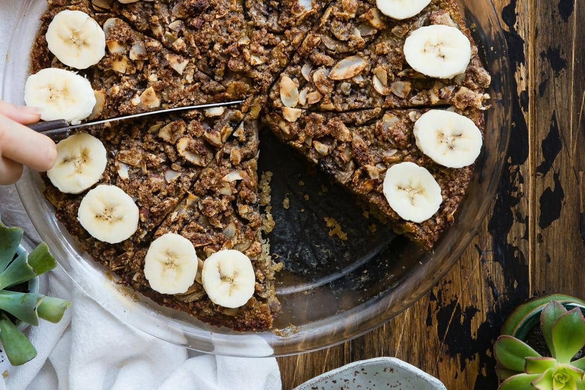 ilustrasi brownies teflon pisang versi tanpa telur 