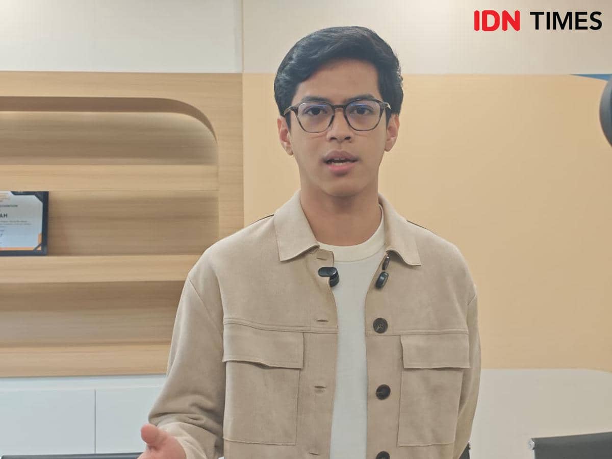 El Putra Sarira dalam momen Bright League Main Conference 2025 pada Sabtu (6/12/2025) di Paragon Community Hub, Jakarta Selatan