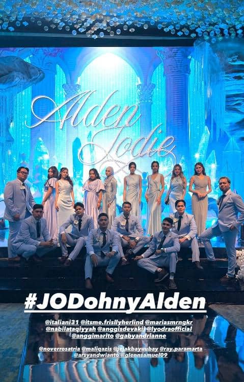 Bridesmaid dan Groomsmen Brisia Jodie dan Alden (instagram.com/brisiajodie96)