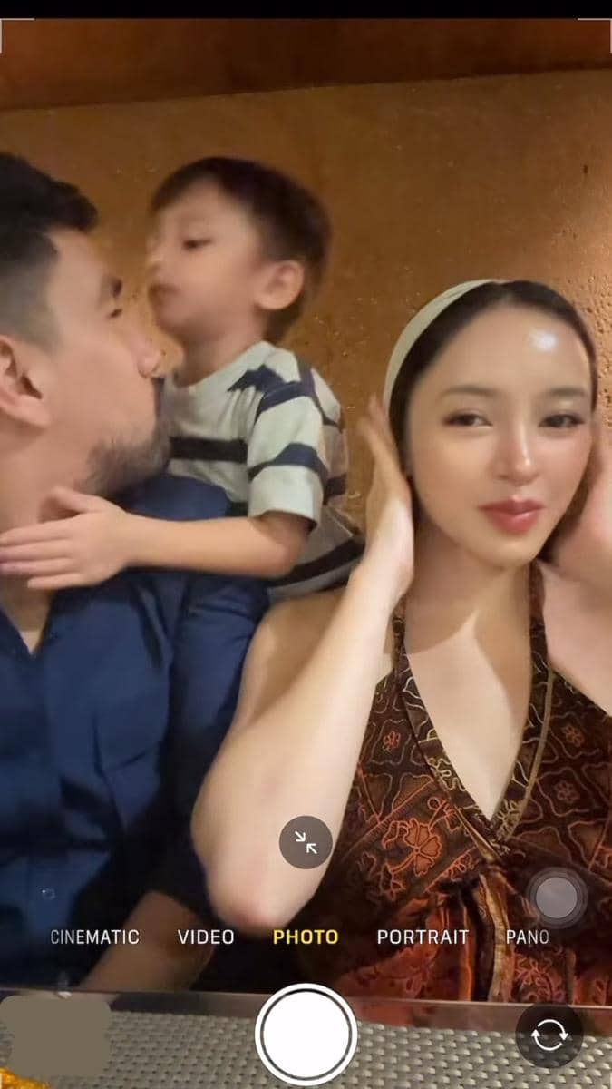 potret dekat anak Amanda Zahra dan Adli