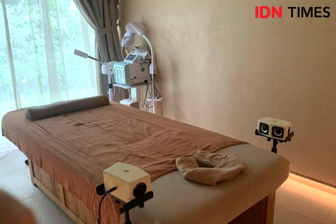 Potret tempat terapi pijat di Lumeira Wellness, Nuanu Creative City, Tabanan, Bali