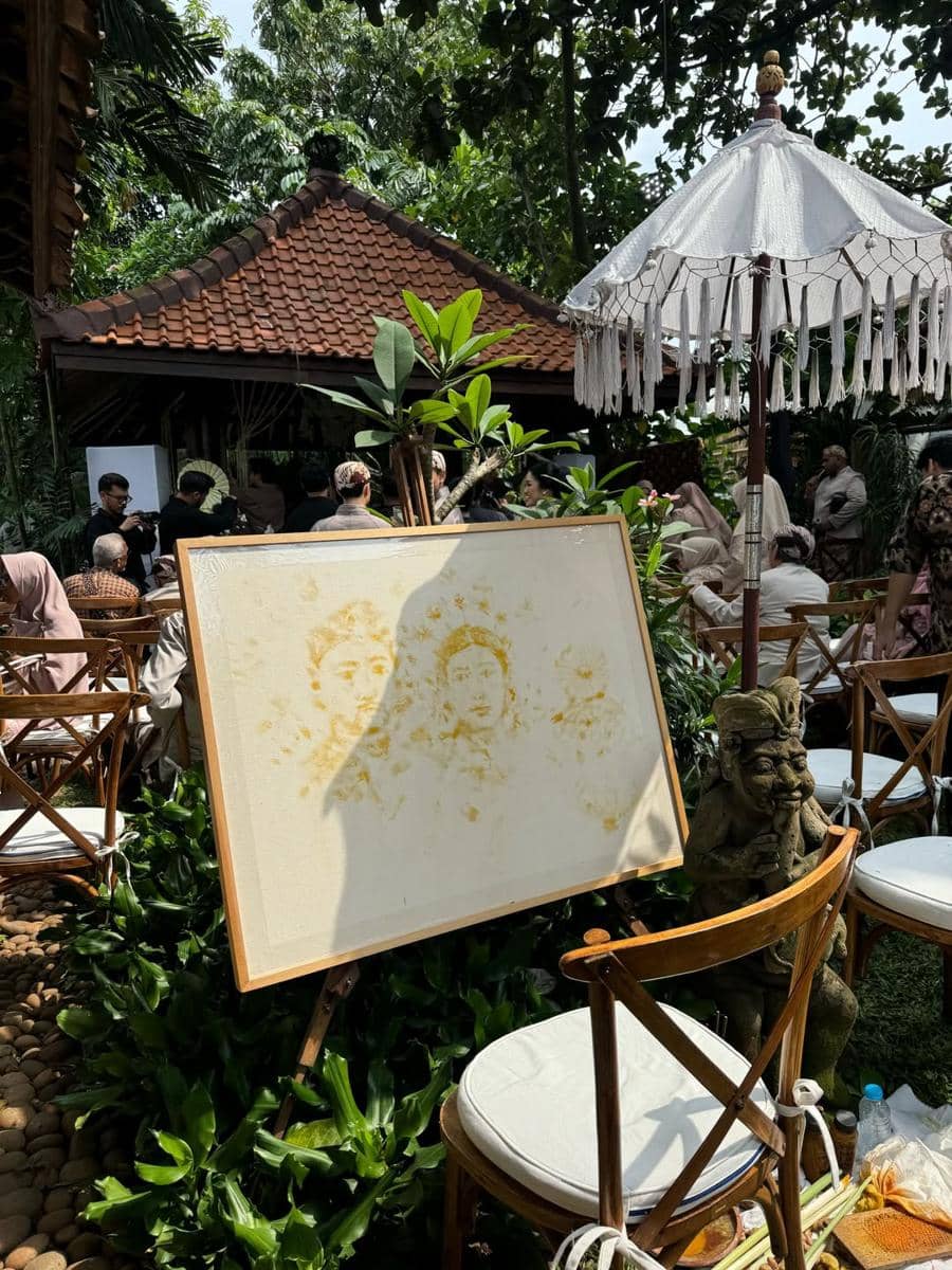 Dekorasi pernikahan Amanda Zahra