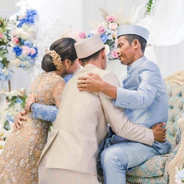 Azizah Salsha dan ayah Arhan