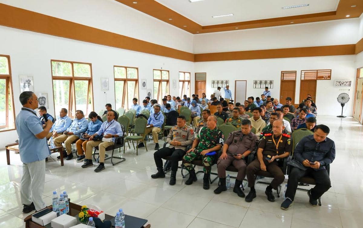 Rakor pemasangan plang larangan di Tahura wilayah hutan IKN