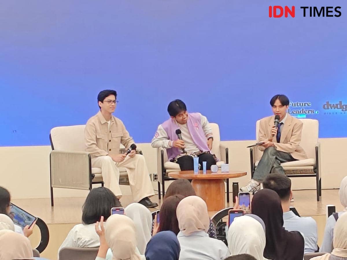 El Putra Sarira dalam momen Bright League Main Conference 2025 pada Sabtu (6/12/2025) di Paragon Community Hub, Jakarta Selatan